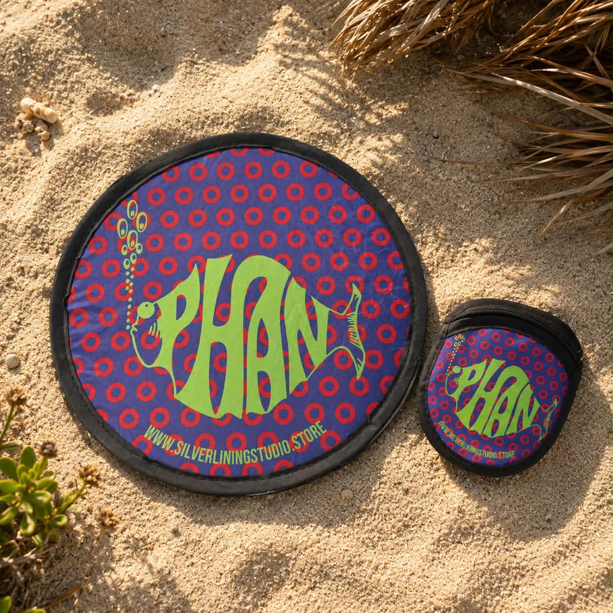 Phish Phan Fan, Foldable Disk Fan - Single Fan and Multi Packs