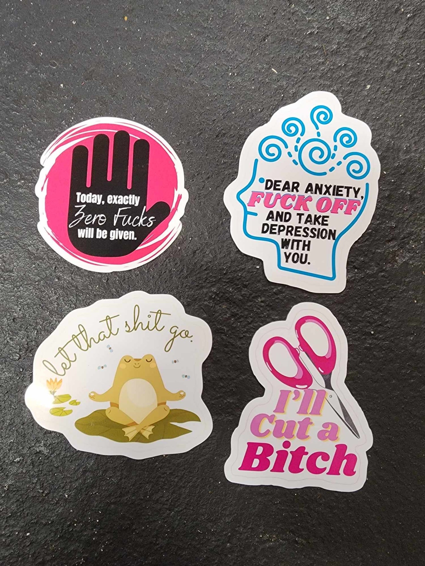 Die-Cut Sticker Indoor/Outdoor "I'm a fucking delight"