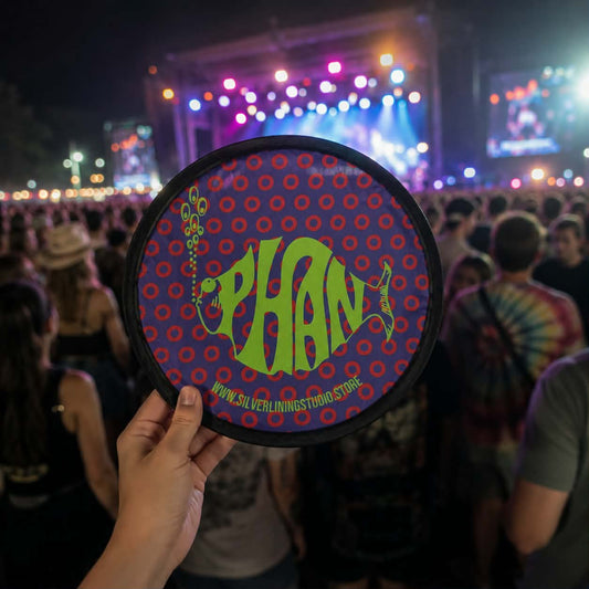 Phish Phan Fan, Foldable Disk Fan - Single Fan and Multi Packs