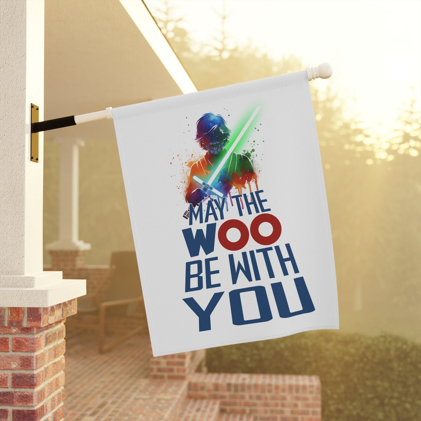 May the woo be with you, Phish, Trey, Star Wars, Flag, Home, Garden & House Banner