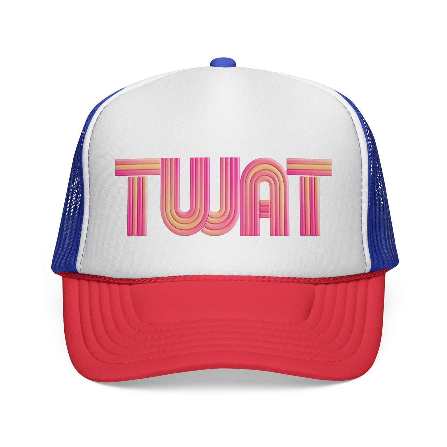 Twat Cuss Adult Unisex Trucker Cap, Swear Word Hat, Offensive Cap, Funny Trucker Hat, Adjustable Baseball Cap