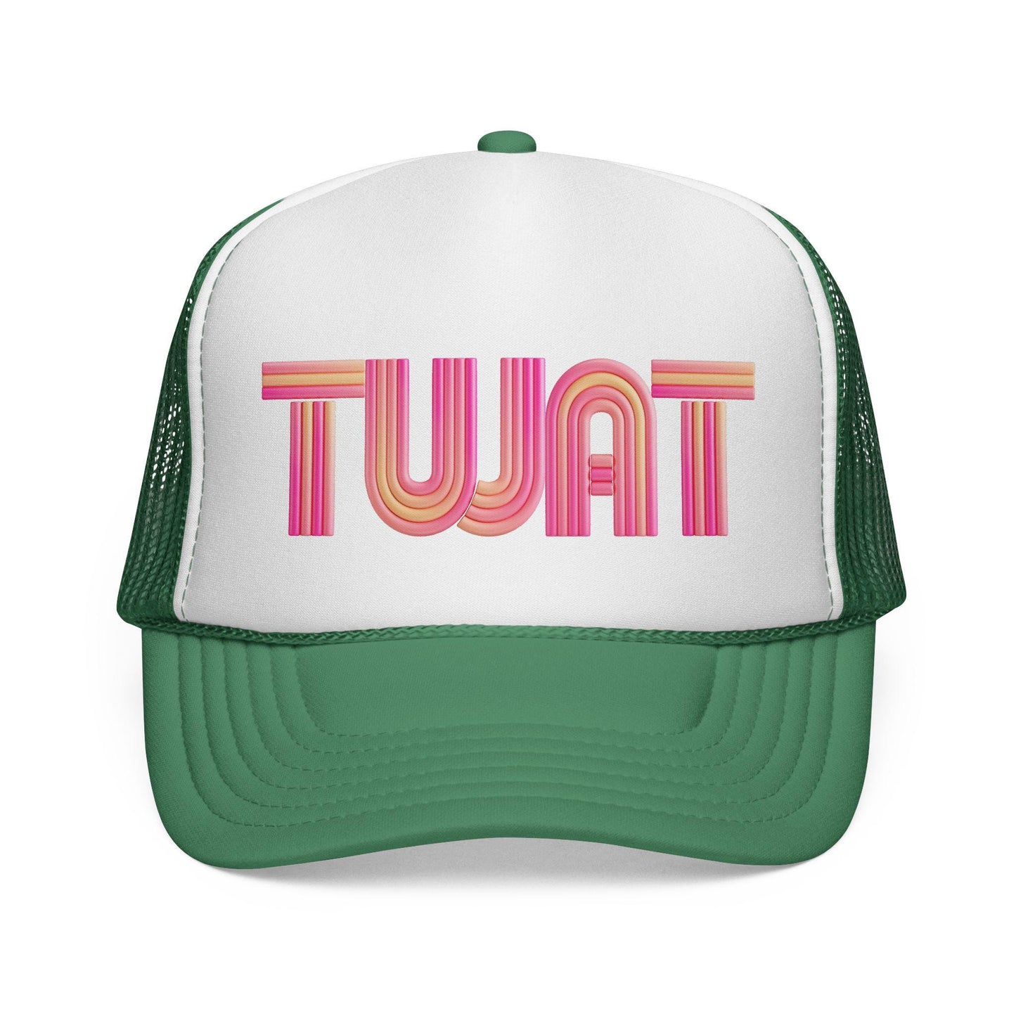 Twat Cuss Adult Unisex Trucker Cap, Swear Word Hat, Offensive Cap, Funny Trucker Hat, Adjustable Baseball Cap