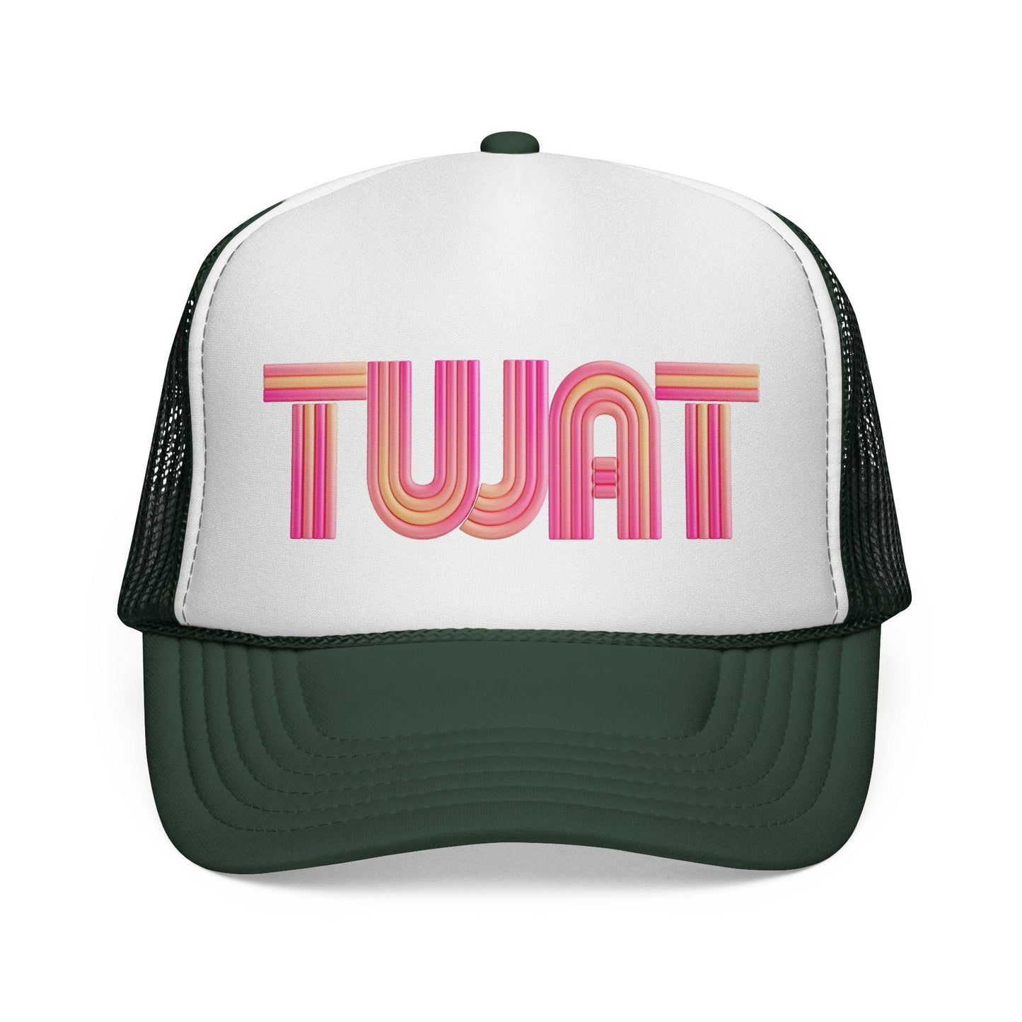 Twat Cuss Adult Unisex Trucker Cap, Swear Word Hat, Offensive Cap, Funny Trucker Hat, Adjustable Baseball Cap