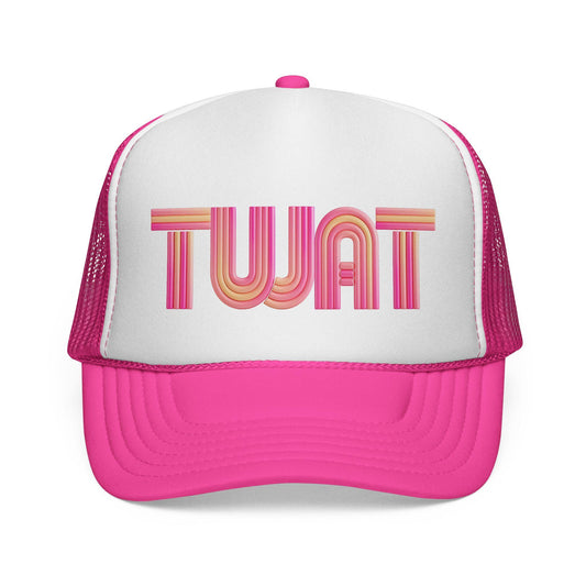 Twat Cuss Adult Unisex Trucker Cap, Swear Word Hat, Offensive Cap, Funny Trucker Hat, Adjustable Baseball Cap