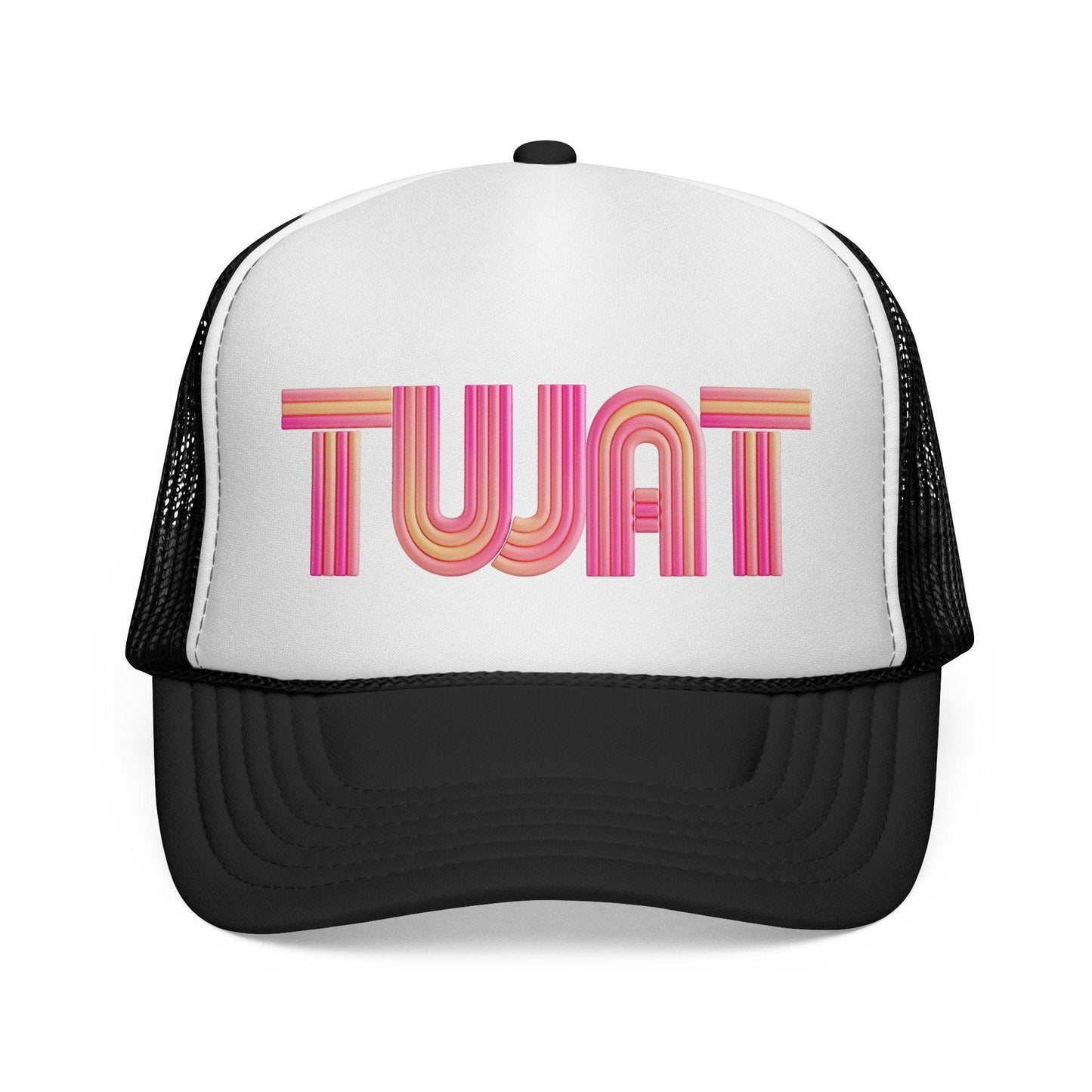 Twat Cuss Adult Unisex Trucker Cap, Swear Word Hat, Offensive Cap, Funny Trucker Hat, Adjustable Baseball Cap