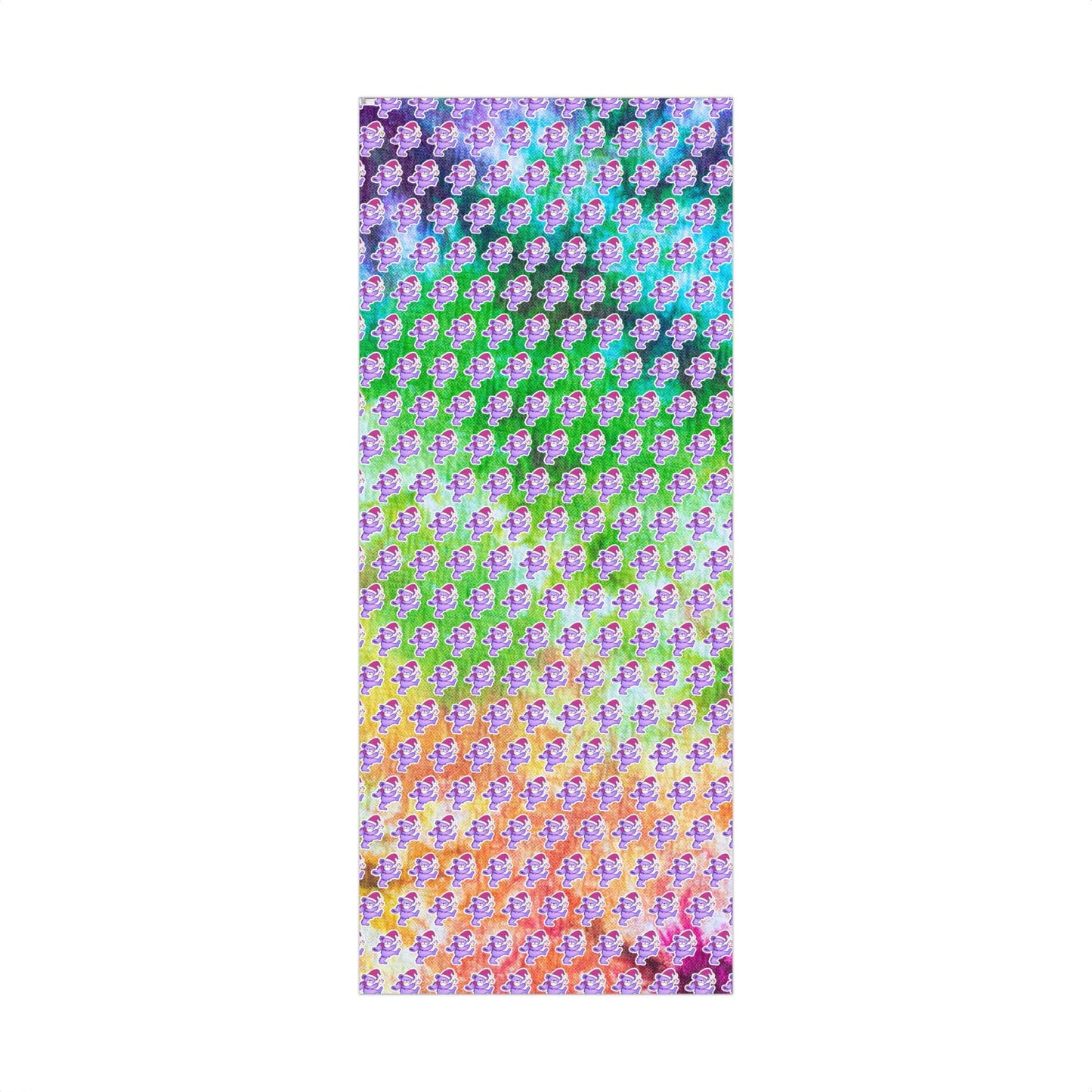 Wrapping Paper, The Dead Dancing Bear Tie Dye Christmas Gift Wrap, Grateful Dead Inspired, Holiday Paper Roll, Festive Gift Wrap Sheets,