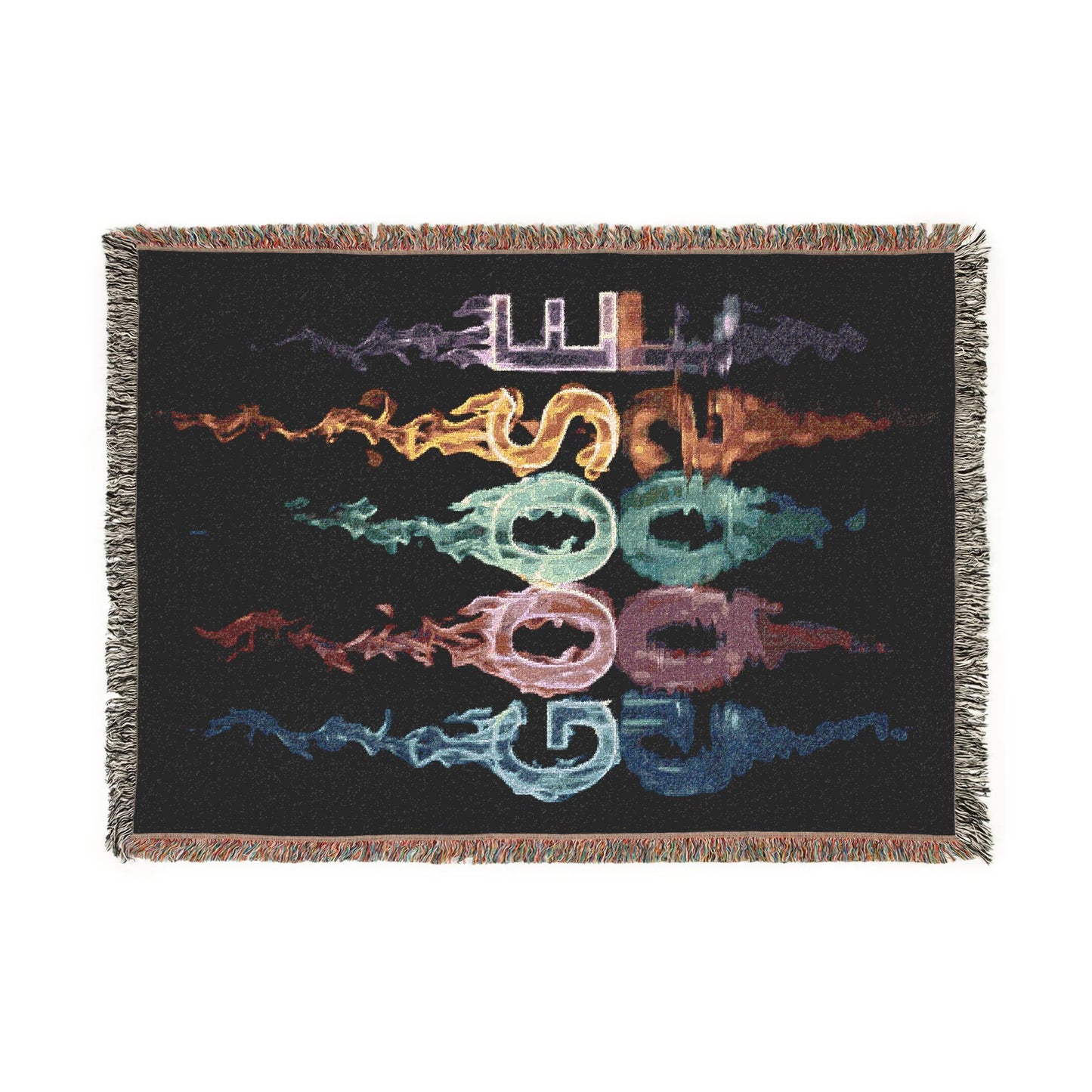 Goose Band Flames Woven Blanket | Tapestry Throw