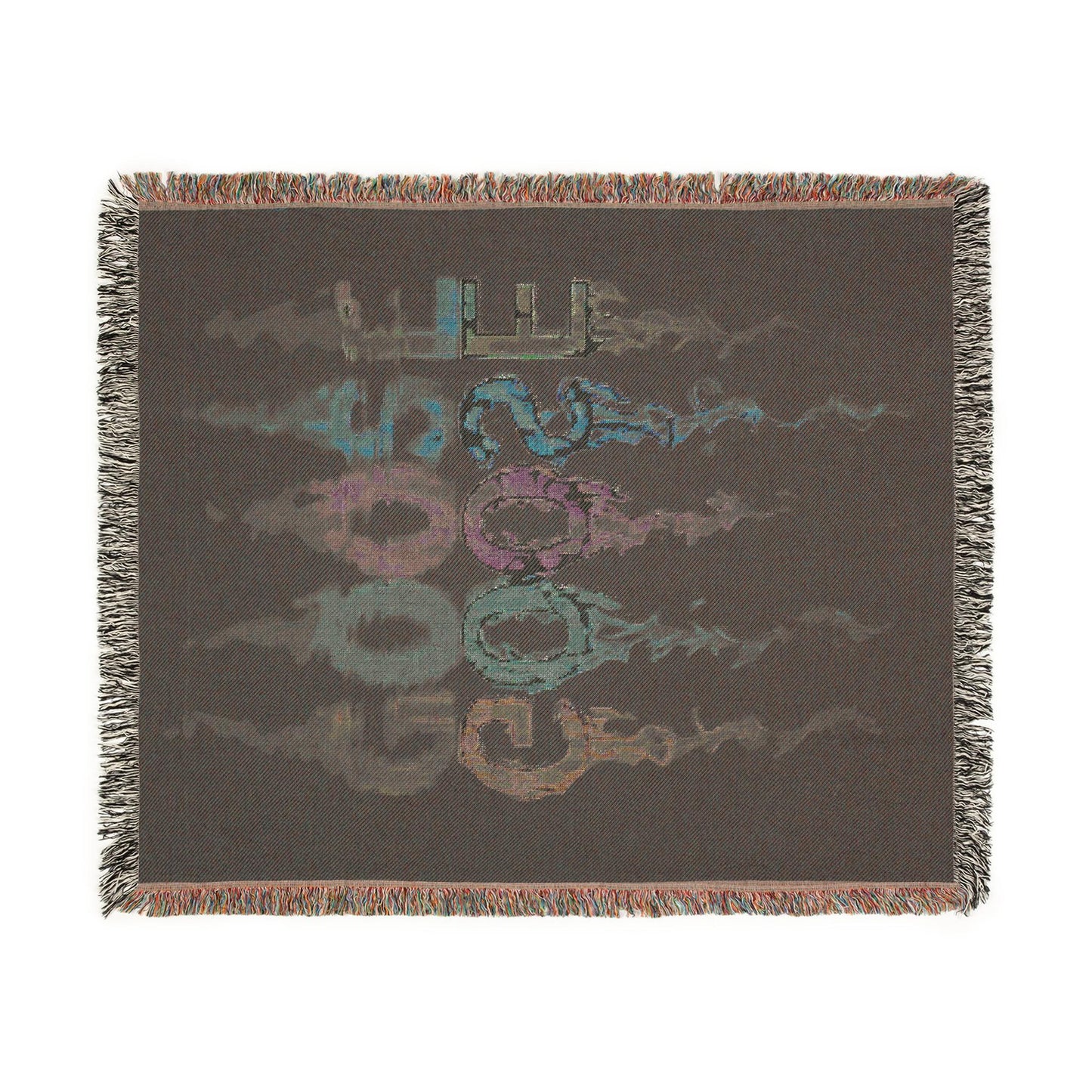 Goose Band Flames Woven Blanket | Tapestry Throw