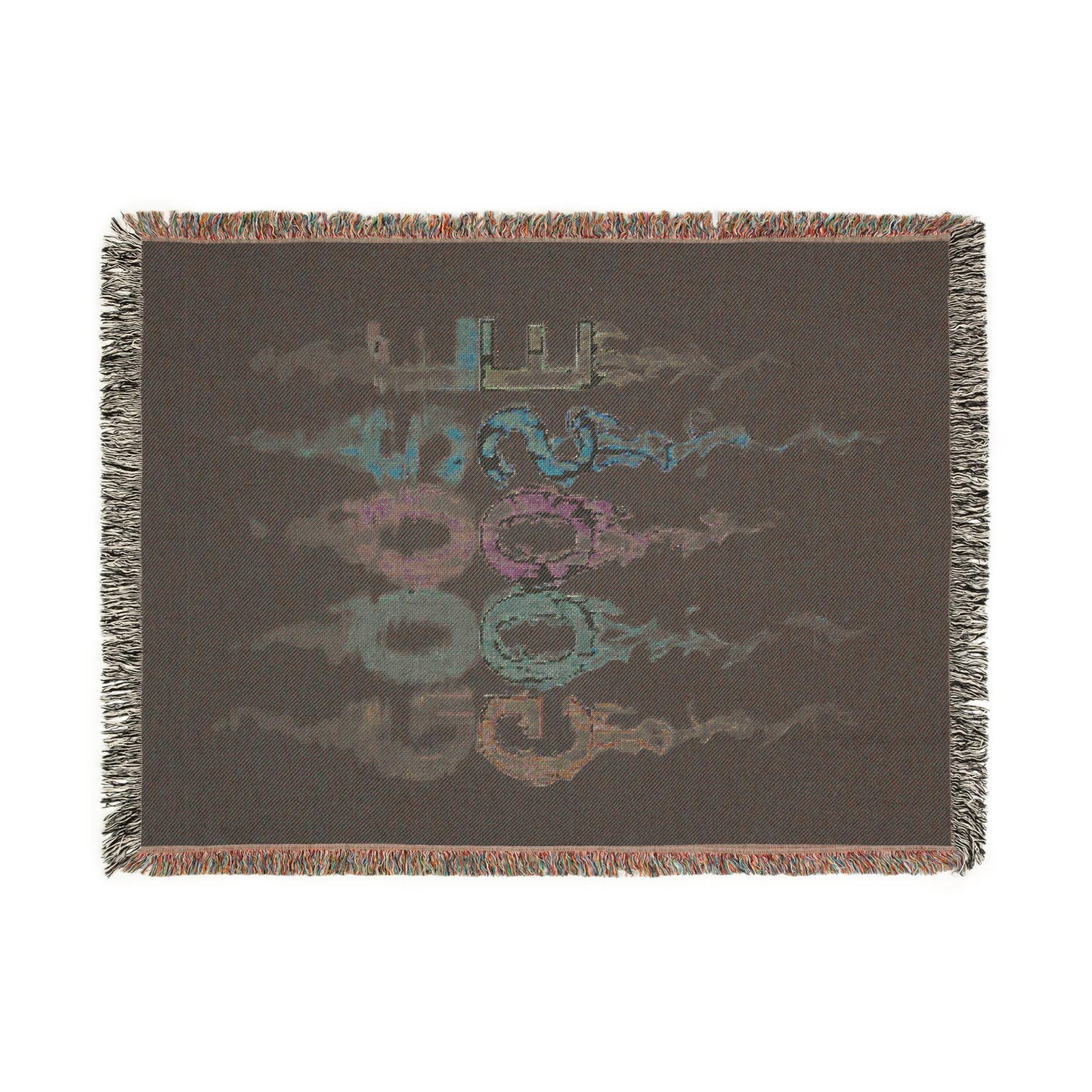 Goose Band Flames Woven Blanket | Tapestry Throw