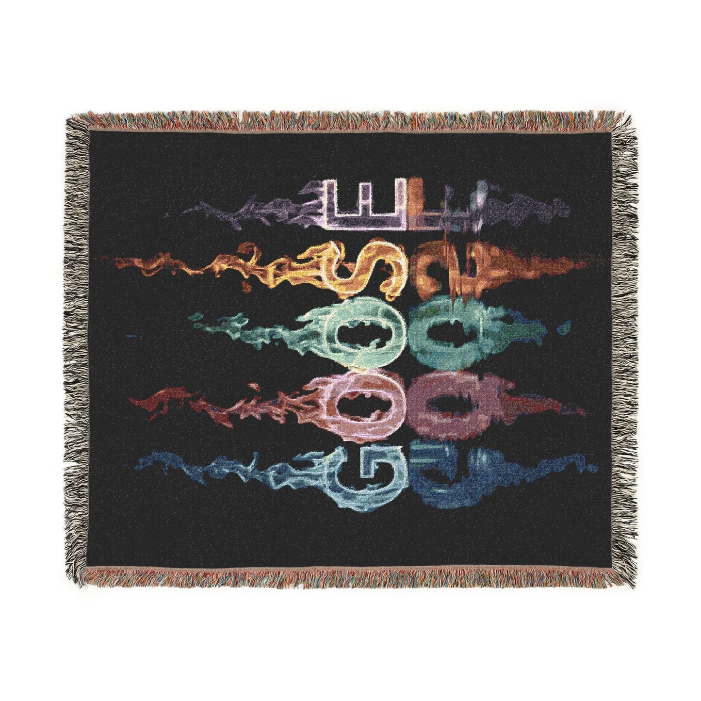 Goose Band Flames Woven Blanket | Tapestry Throw